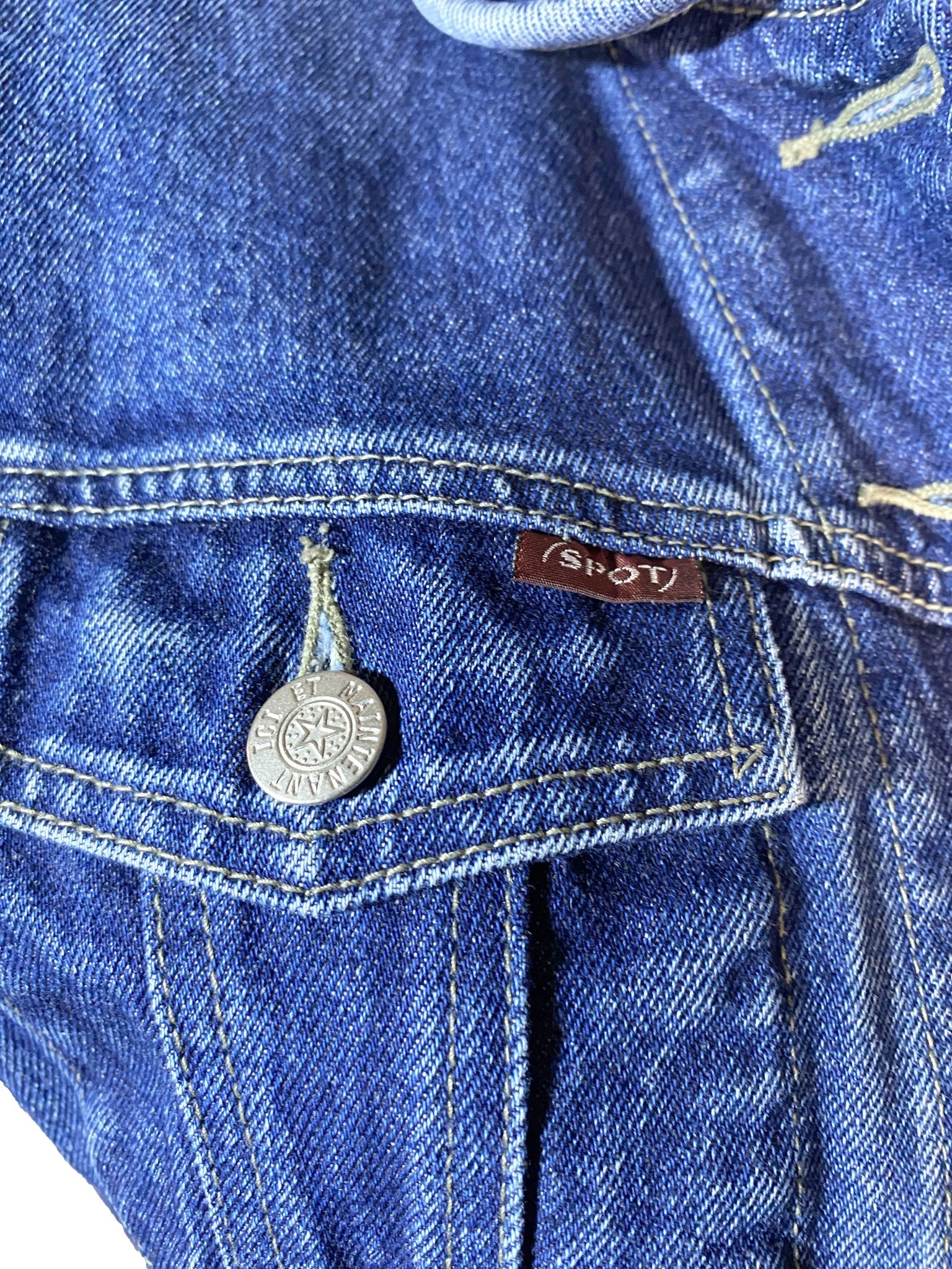 Veste en jean cintrée Ici et maintenant Bleu Femme L - Trésor