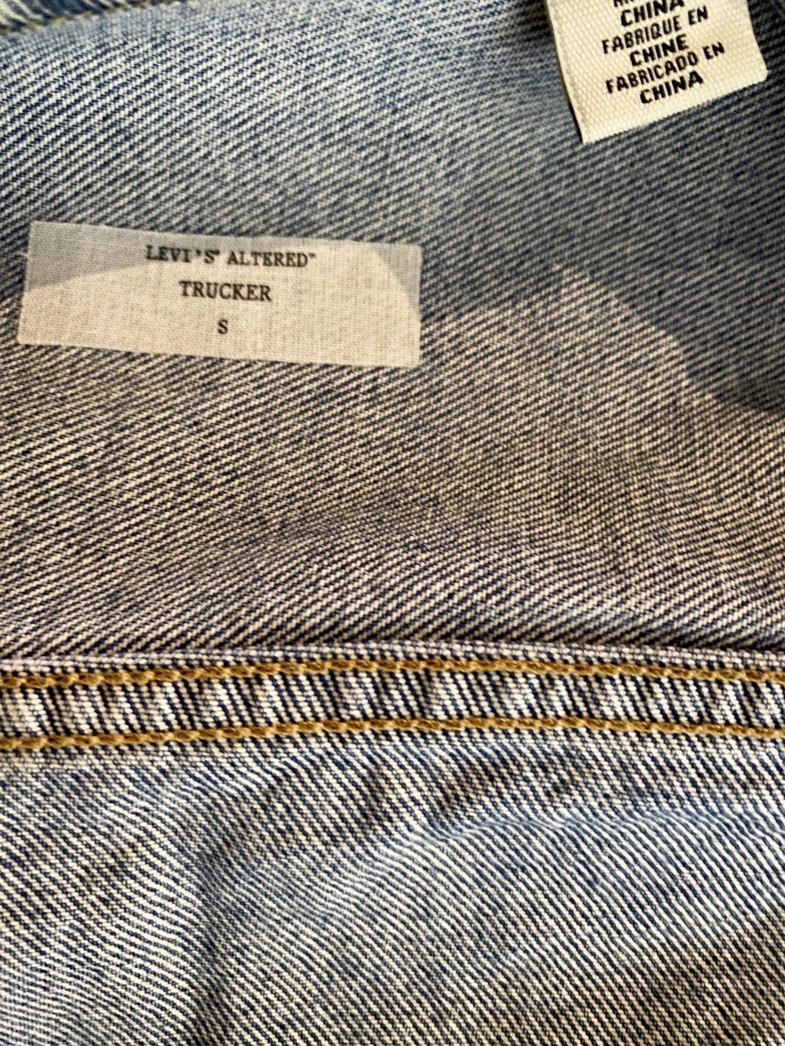 Veste en jean Levi's Bleu Femme S - Trésor