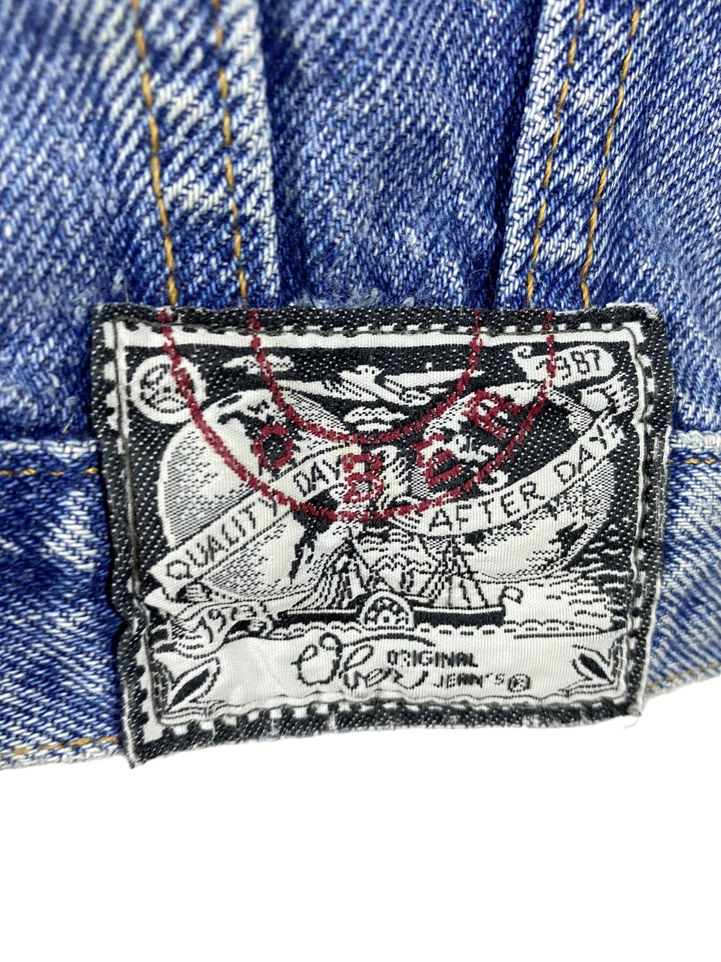 Veste en jean vintage Ober Bleue Femme M - Trésor - mode circulaire