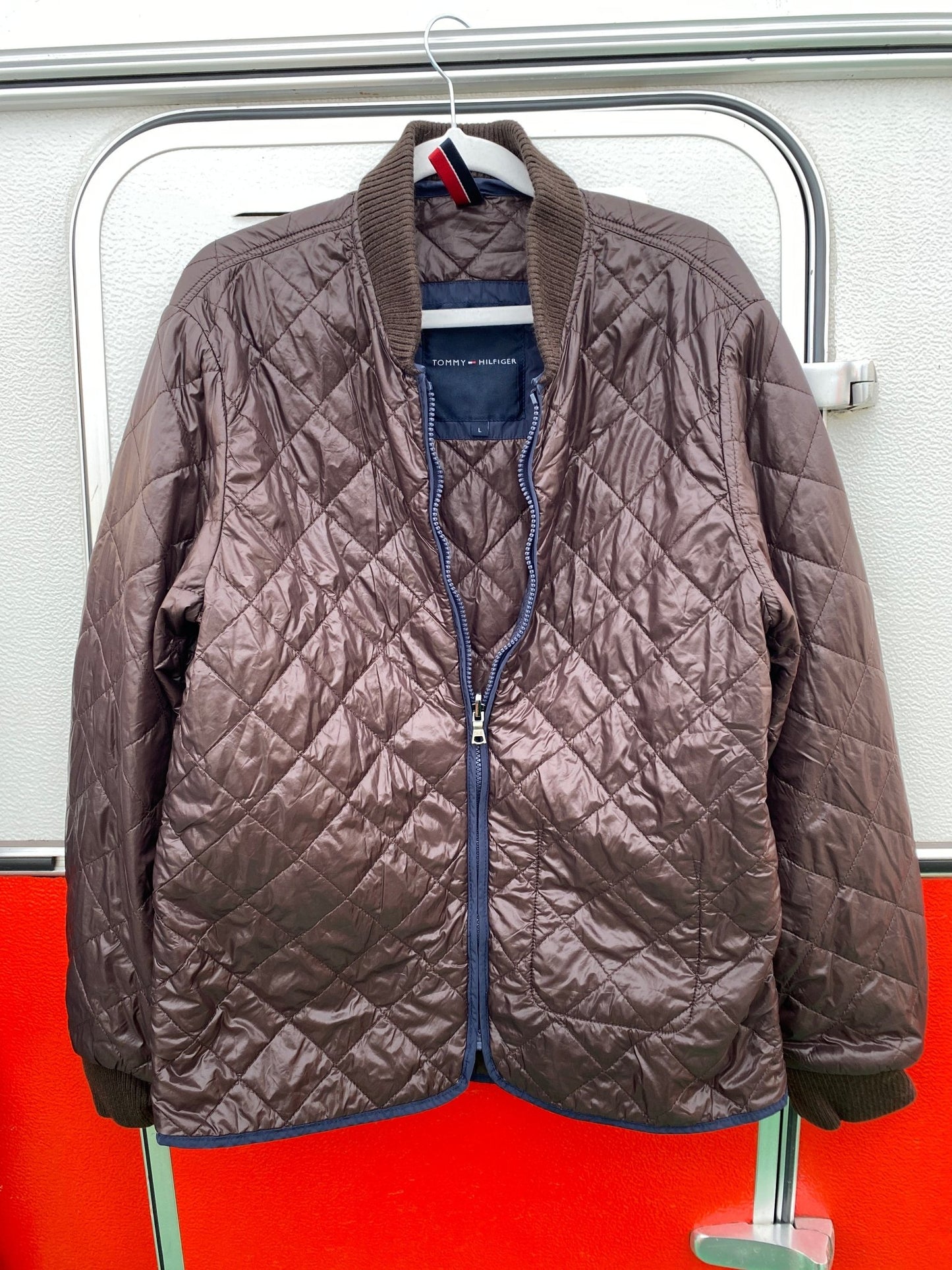Veste légère Tommy Hilfiger femme marron L - Trésor