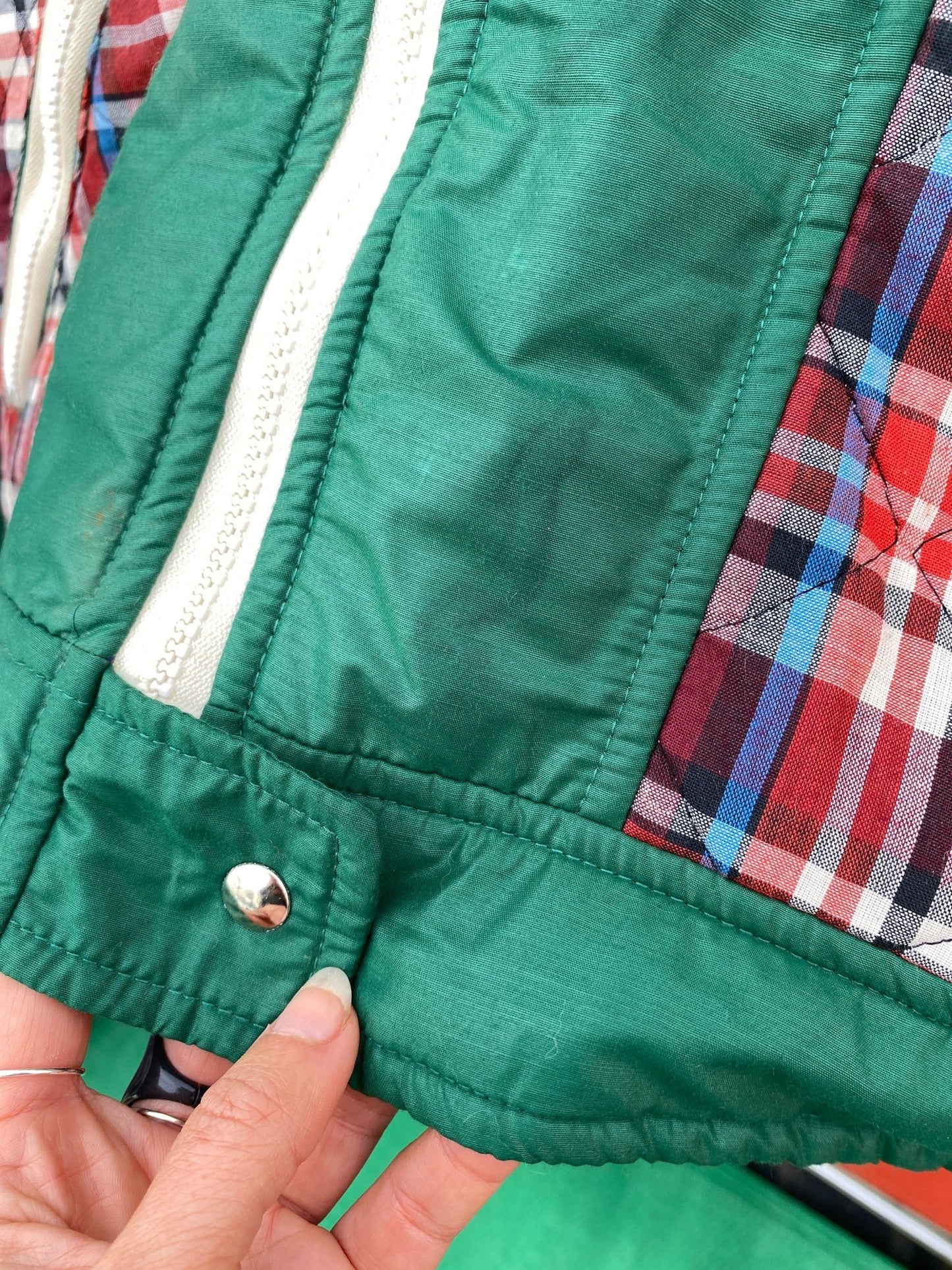Veste rembourrée vintage femme « Créations Montval » L - Trésor